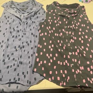 Women’s Banana Republic Two Sleeveless Blouses XS